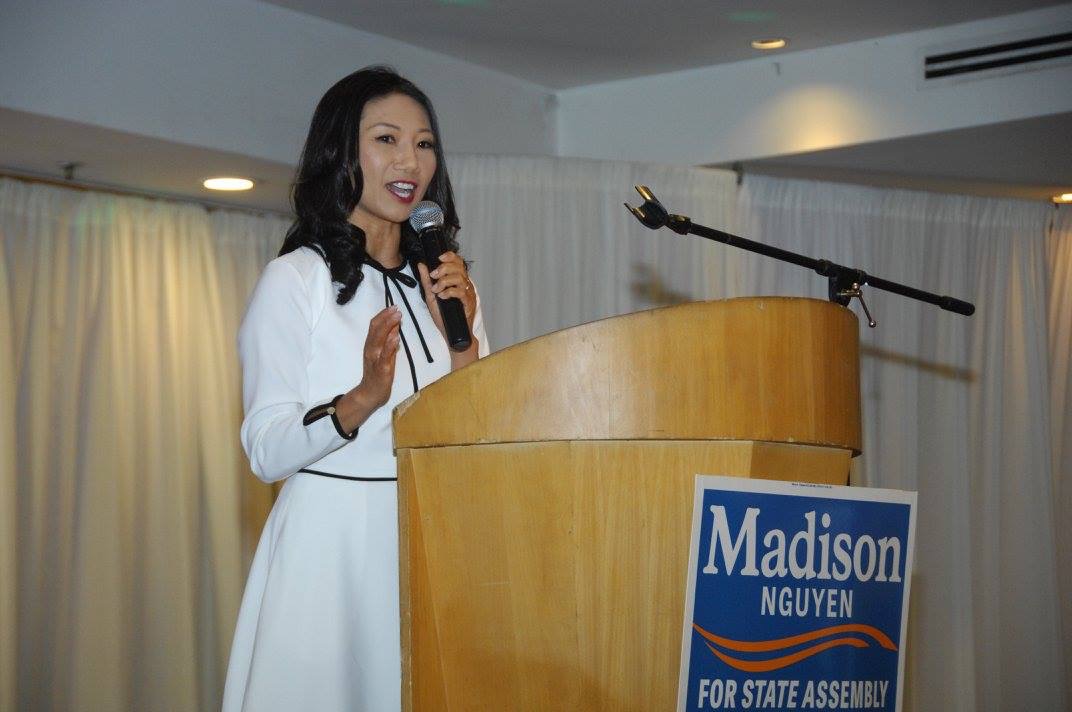 Madison Nguyễn phát biểu