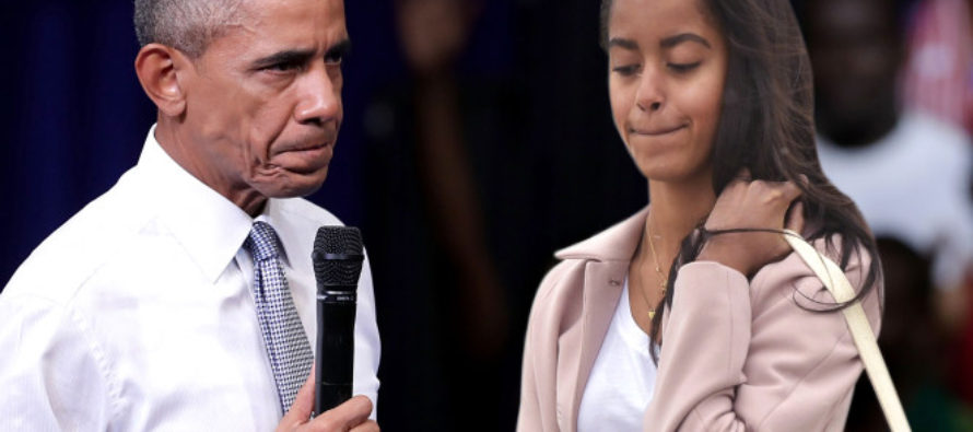 TT Obama “giận dữ” vì con gái lớn Malia “phi xì ke”