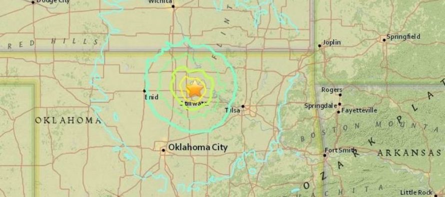 Động đất mạnh kỷ lục ở Oklahoma