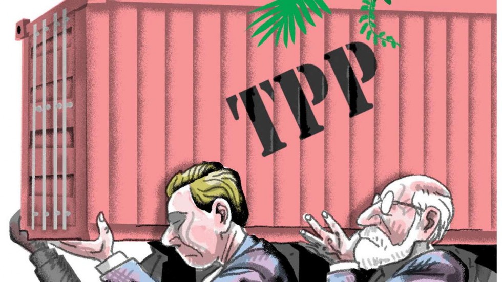 Hiệp ước TPP bị huỷ bỏ khi TT Trump lên nhậm chức. Photo Courtesy: South china Post 
