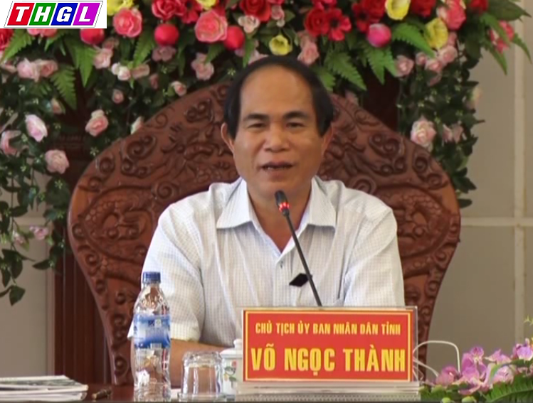 Chủ tịch tỉnh Gia Lai ông Võ Ngọc Thành, người bị người dân tố cáo là đã gọi công an đến nhà, dẫn đến sự vụ công an đánh dân tàn bạo (ảnh; Truyền hình Gia Lai)